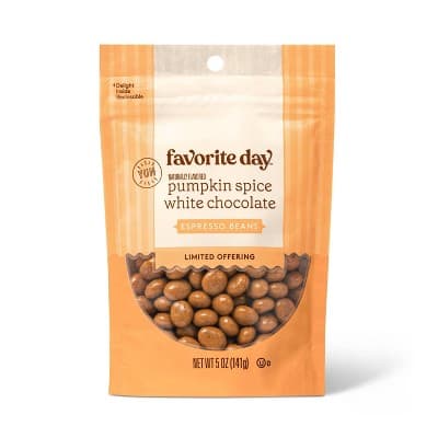 Favorite Day Pumpkin Spice White Chocolate Espresso Beans