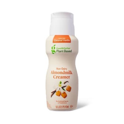 Good & Gather Plant Based Non-Dairy Almondmilk Creamer Caramel Vanilla