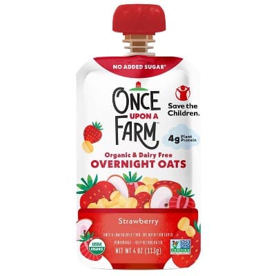 Once Upon A Farm Strawberry Overnight Oats