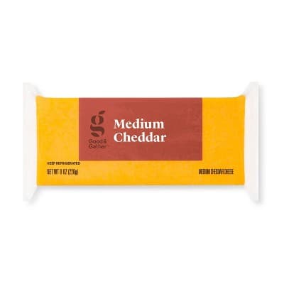 Medium Cheddar Cheese - Good & Gather&#8482;