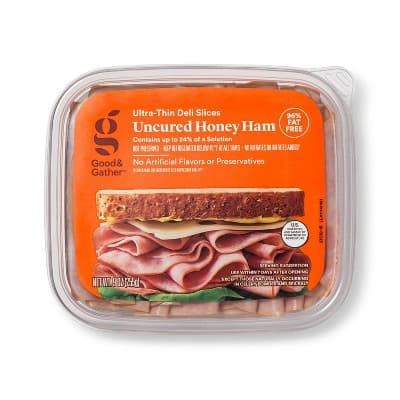Uncured Honey Ham Ultra-Thin Deli Slices - Good &#38; Gather&#8482;