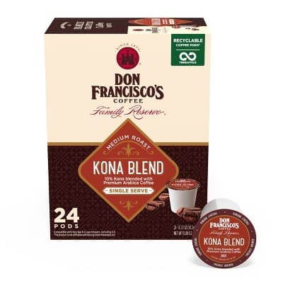 Don Francisco&#39;S Kona Blend Medium Roast Coffee - Single Serve