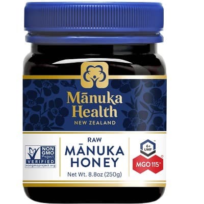 Manuka Health Manuka Honey Umf 6+/Mgo 115+ (/), Superfood, Authentic Raw Honey From New Zealand