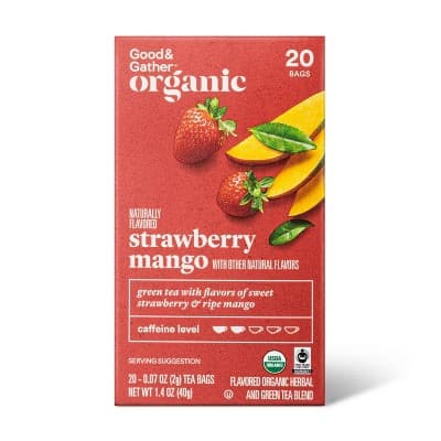 Organic Strawberry Mango Green Tea - Good &#38; Gather&#8482;