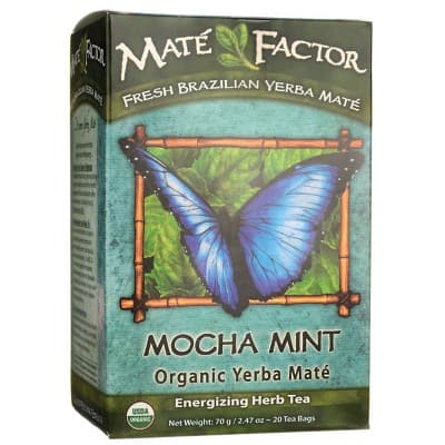 Mate Factor Organic Yerba Mate Energizing Tea - Mocha Mint
