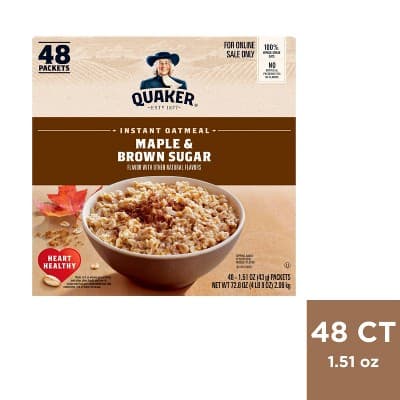 Quaker Maple &#38; Brown Sugar Instant Oatmeal