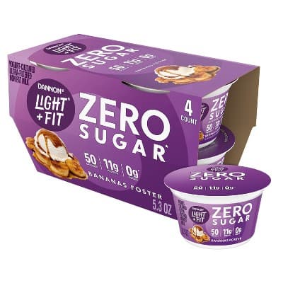 Light + Fit Zero Sugar Banana Foster Yogurt