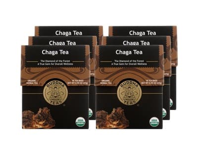 Buddha Teas Chaga Tea -  6/18 Bags