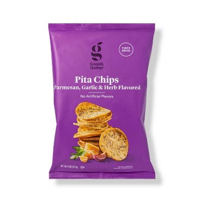 Parmesan, Garlic &#38; Herb Pita Chips - Good &#38; Gather&#8482;