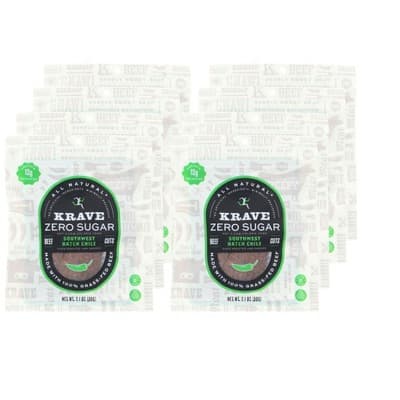 Krave Zero Sugar Southwest Hatch Chile Beef Cuts
