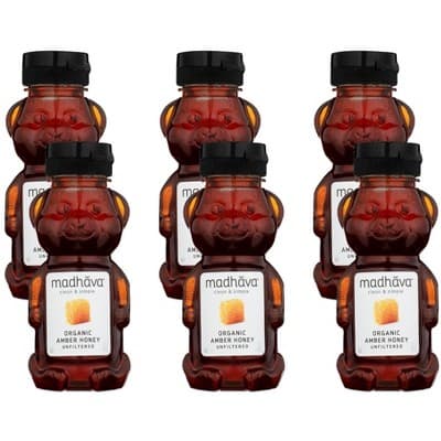 Madhava Organic Amber Honey Unfiltered