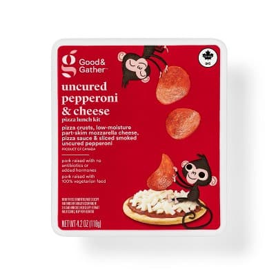 Uncured Pepperoni &#38; Cheese Pizza Lunch Kit - Good &#38; Gather&#8482;