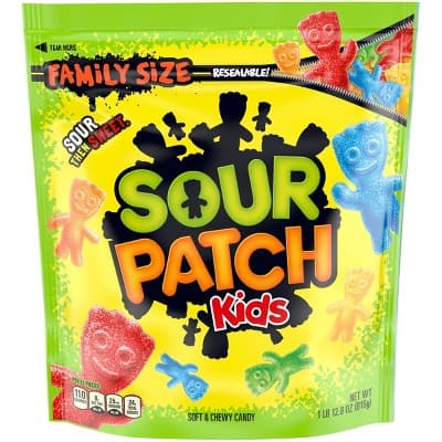 Sour Patch Kids Soft & Chewy Family Size Candy