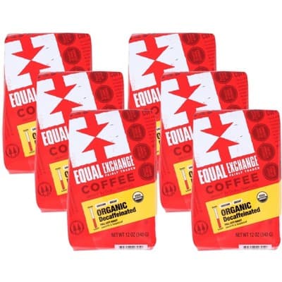 Equal Exchange Organic Decaffeinated Medium Roast Ground Coffee
