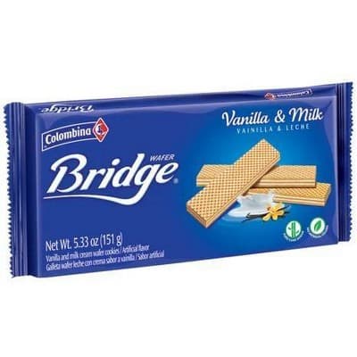Bridge Wafer, Vainilla Y Leche