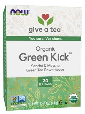 Now Foods Green Kick Tea  -  24 Bags