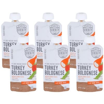 Serenity Kids Turkey Bolognese With Bone Broth Puree Toddler Meals