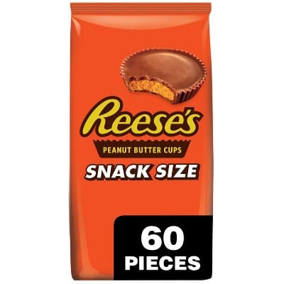 Reese&#39;S Milk Chocolate Peanut Butter Cups Snack Size Candy