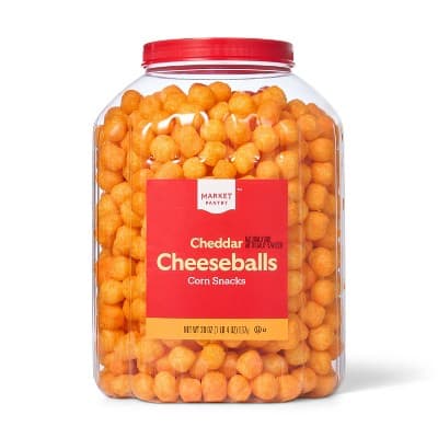 Cheddar Cheese Balls Corn Snacks  -  - Market Pantry&#8482;