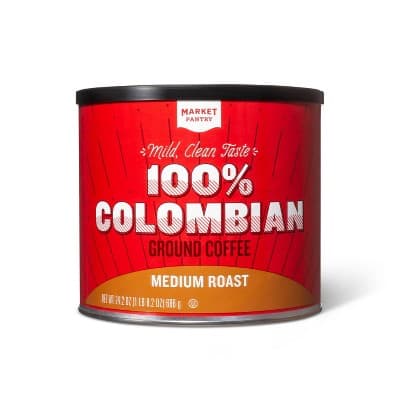 100% Colombian Medium Roast Ground Coffee - Market Pantry&#8482;