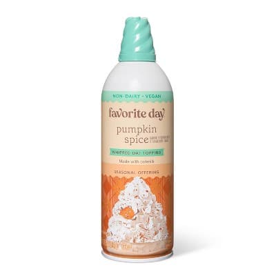 Pumpkin Spice Whipped Oat Topping Non-Dairy - Favorite Day&#8482;