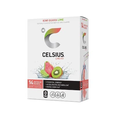 Celsius Live Fit Kiwi Guava Lime On-The-Go Powder