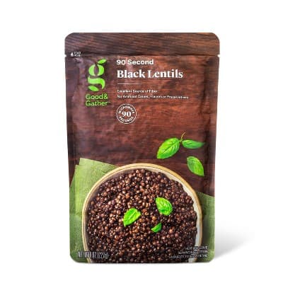 Black Lentils Microwavable Pouch  - Good &#38; Gather&#8482;
