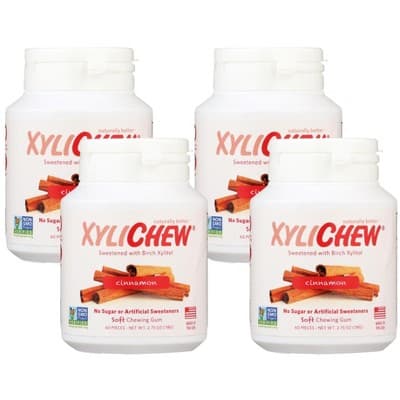 Xylichew Non-Gmo Soft Chewing Gum Cinnamon