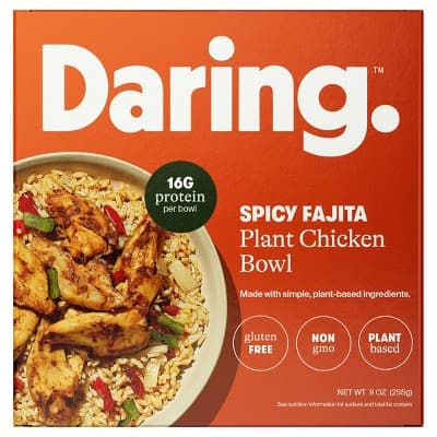 Daring  Gluten Free Fajita Plant Chicken Bowl