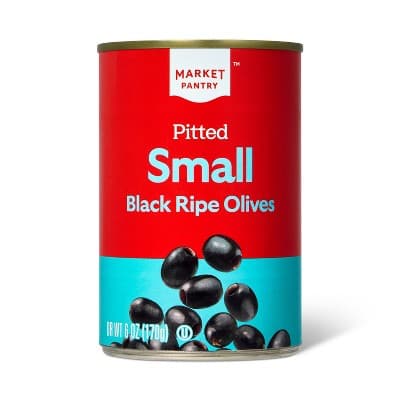 Small Pitted Black Olives - Market Pantry&#8482;