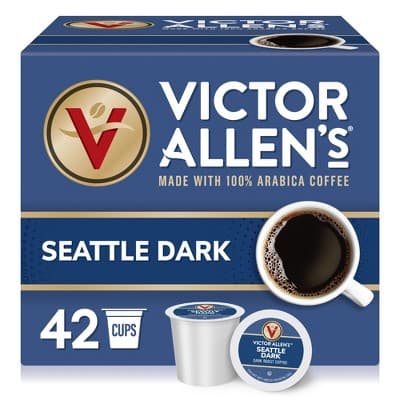Victor Allen'S Coffee Seattle Dark Single Serve Coffee