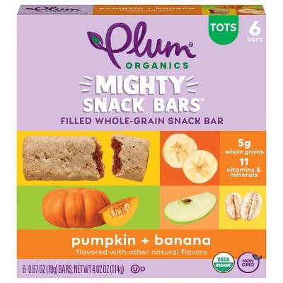 Plum Organics Mighty Pumpkin Banana Baby Snacks