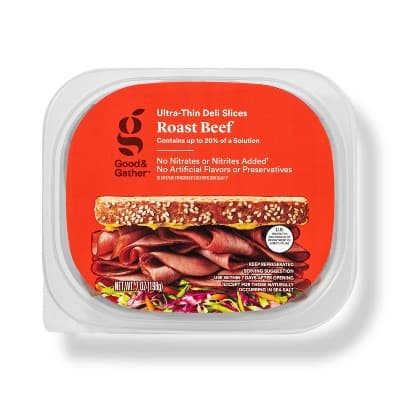 Roast Beef Ultra-Thin Deli Slices - Good &#38; Gather&#8482;