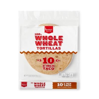 Market Pantry 100% Whole Wheat Tortillas