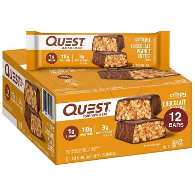 Quest Nutrition Hero Protein Bar - Crispy Chocolate Peanut Butter