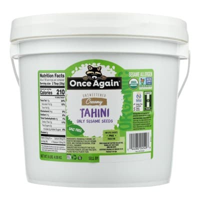 Once Again Unsweetened Creamy Tahini Only Sesame Seeds