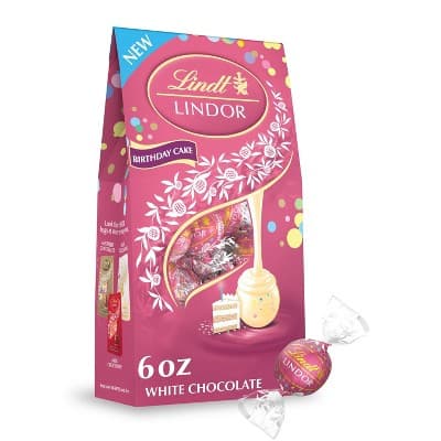 Lindor Birthday Cake Candy