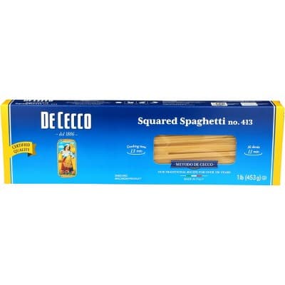 De Cecco Squared Spaghetti Pasta