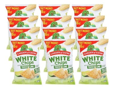 Garden Of Eatin' White Corn Tortilla Chips With A Touch Of Lime