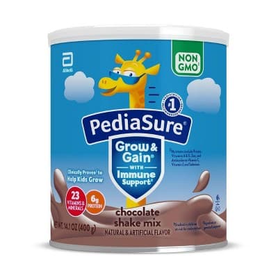 Pediasure Grow &#38; Gain Non-Gmo Shake Mix Chocolate Powder