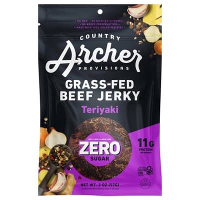 Country Archer Zero Sugar Teriyaki Jerky