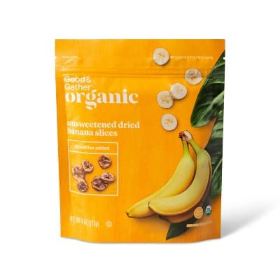 Organic Dried Unsweetened Banana Slices - Good &#38; Gather&#8482;