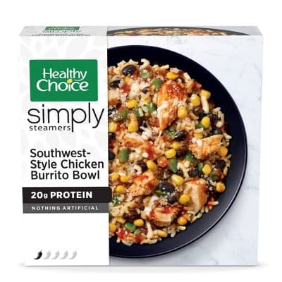 Healthy Choice  Simply Steamers Southwestern Style Chicken Burrito Bowl