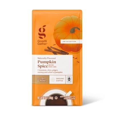 Naturally Flavored Pumpkin Spice Light Roast Ground Coffee - Good &#38; Gather&#8482;