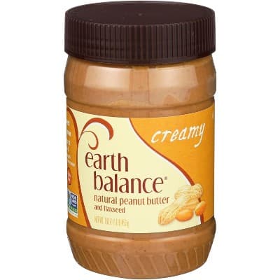 Earth Balance Creamy Peanut + Flaxseed Spread