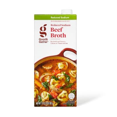Reduced Sodium Beef Broth - Good &#38; Gather&#8482;