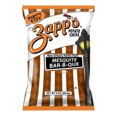 Zapp&#39;S New Orleans Kettle Style Mequite Bar-B-Que Potato Chips