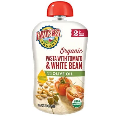 Earth'S Best Organic Pasta With Tomato White Bean & Olive Oil