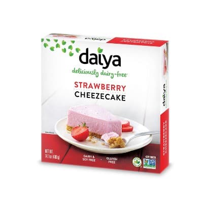 Daiya Dairy-Free Gluten Free Vegan Strawberry  Cheezecake