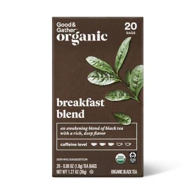 Organic Breakfast Blend Tea - Good &#38; Gather&#8482;